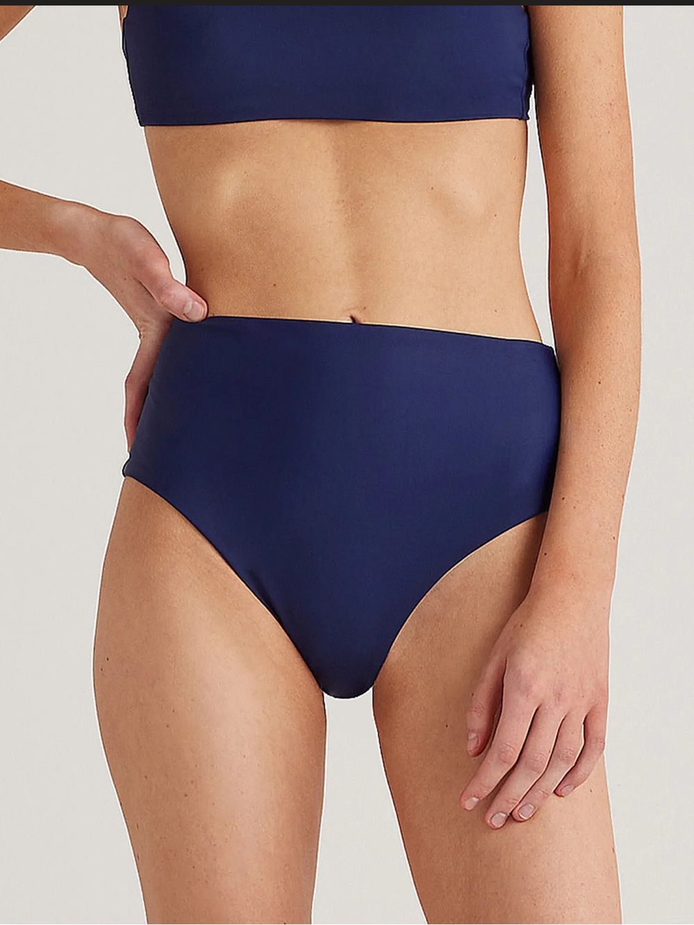 Quince Italian High-Rise Bikini Bottom